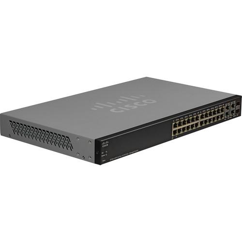 Cisco SF300-24PP 24-Port 10/100 PoE Managed SF300-24PP-K9-NA