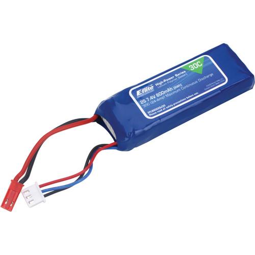 E-flite 800mAh 2S 7.4V 30C LiPo Battery for RC EFLB8002SJ30