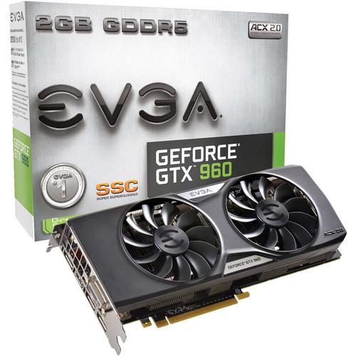 EVGA GeForce GTX 960 SuperSC Graphics Card 02G-P4-2966-KR, EVGA, GeForce, GTX, 960, SuperSC, Graphics, Card, 02G-P4-2966-KR,