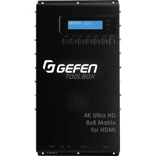 Gefen ToolBox 8x8 4K HDMI Matrix Switcher GTB-HD4K2K-848-BLK