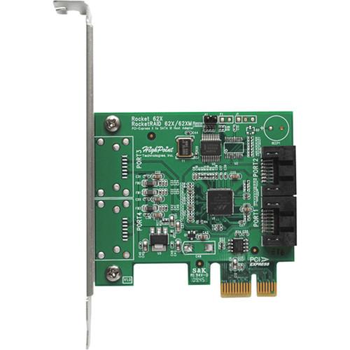 HighPoint Rocket 620AP SATA 6 Gb/s PCIe 2.0 Host Adapter R620AP, HighPoint, Rocket, 620AP, SATA, 6, Gb/s, PCIe, 2.0, Host, Adapter, R620AP