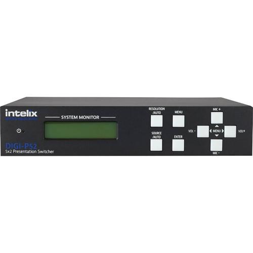 Intelix DIGI-P52 5 x 2 Presentation Switcher DIGI-P52, Intelix, DIGI-P52, 5, x, 2, Presentation, Switcher, DIGI-P52,