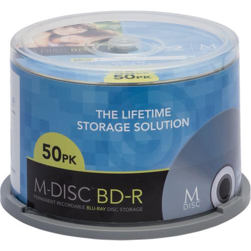 M-DISC  25GB BD-R Discs (50-Pack) MDBD050, M-DISC, 25GB, BD-R, Discs, 50-Pack, MDBD050, Video