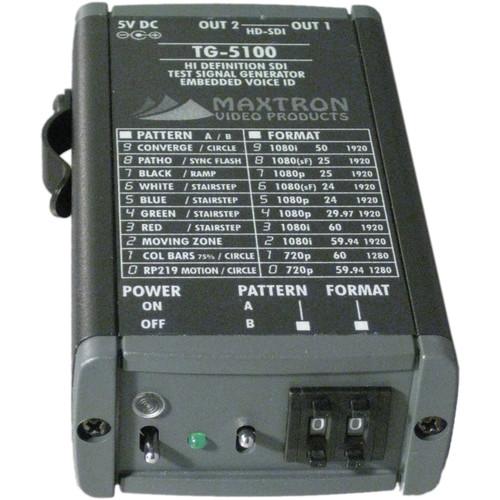 Maxtron TG-5100 Multi-Format HD-SDI Pattern Generator TG-5100