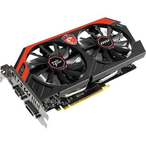 MSI GeForce GTX 750 Ti Gaming Graphics Card N750TI TF 2GD5/OC