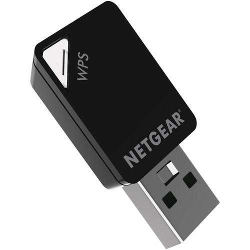 Netgear AC600 Dual Band Wi-Fi USB Mini Adapter A6100-100PAS, Netgear, AC600, Dual, Band, Wi-Fi, USB, Mini, Adapter, A6100-100PAS,