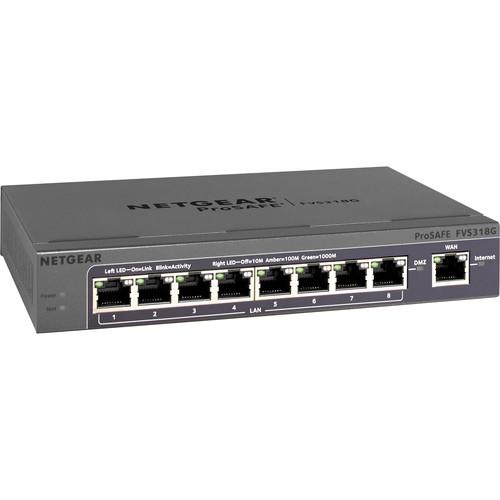 Netgear FVS318G-200NAS ProSafe 8-Port Gigabit VPN FVS318G-200NAS