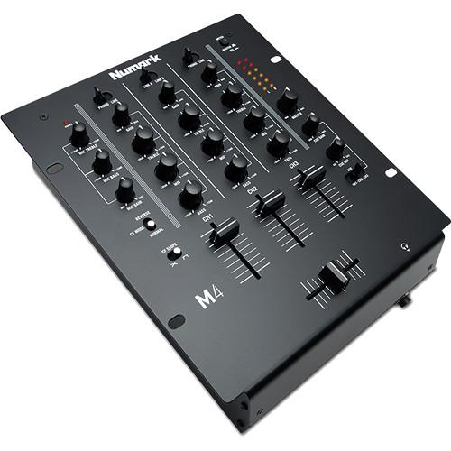 Numark M4 - Three-Channel DJ Mixer with 3-Band EQ M4 BLACK