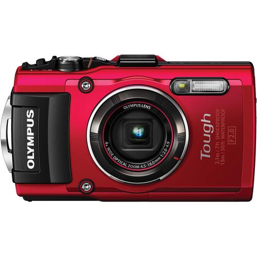 Olympus Stylus TOUGH TG-4 Digital Camera (Red) V104160RU000