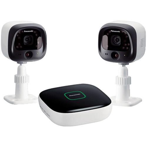 Panasonic DIY Home Surveillance Camera Kit KX-HN6002W