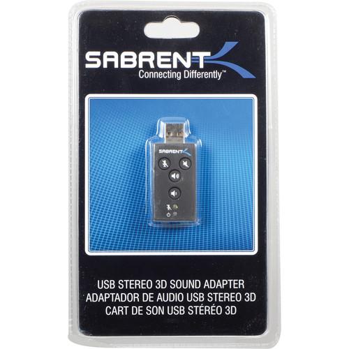 Sabrent USB-SBCV USB 2.0 External 2.1 Surround Sound USB-SBCV