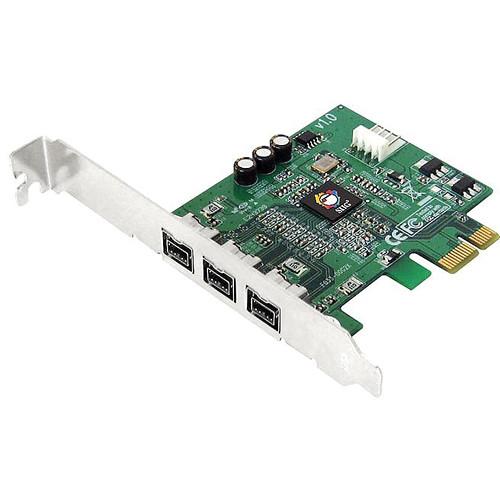 SIIG 3-Port FireWire 800 PCIe Adapter NN-FW0012-S1, SIIG, 3-Port, FireWire, 800, PCIe, Adapter, NN-FW0012-S1,