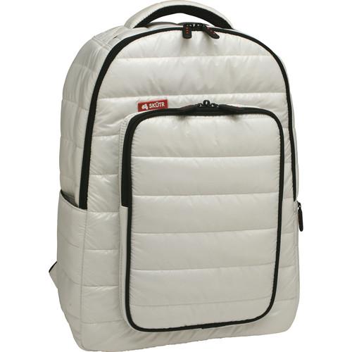 Skutr backpack   tablet Bag (White, Puffy) BP3 -WT