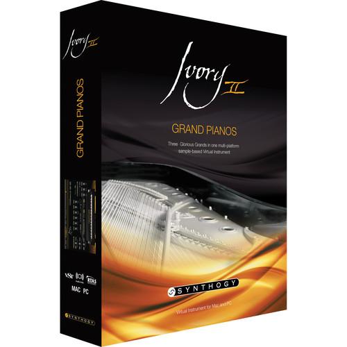 Synthogy Ivory II Grand Pianos - Virtual Instrument ILIVR2DL
