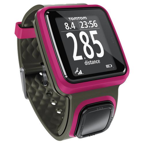 TomTom Runner GPS Sports Watch (Dark Pink) 1RR0.001.01