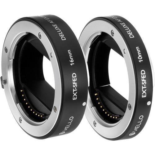 Vello EXT-SFED Deluxe Auto Focus Extension Tube Set EXT-SFED