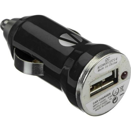 Vivitar 1 Amp USB Car Power Adapter (Black) V13189-S-BLACK