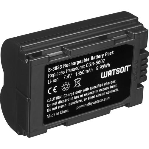 Watson CGR-S602 Lithium-Ion Battery Pack (7.4V, 1350mAh) B-3633, Watson, CGR-S602, Lithium-Ion, Battery, Pack, 7.4V, 1350mAh, B-3633