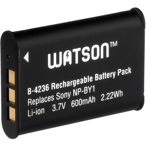 Watson Watson NP-BY1 Lithium-Ion Battery (3.7V, 600mAh) B-4236, Watson, Watson, NP-BY1, Lithium-Ion, Battery, 3.7V, 600mAh, B-4236