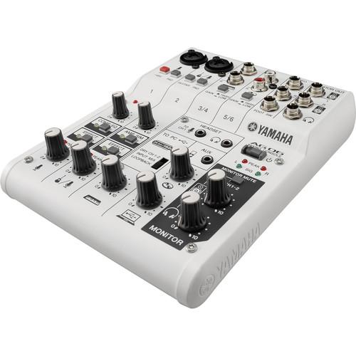 Yamaha AG06 6-Channel Mixer & USB Audio Interface AG06