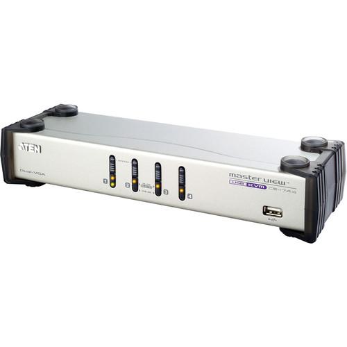 ATEN  4-Port USB Dual-View KVMP Switch CS1744