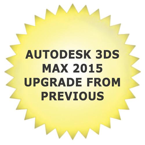 Autodesk Autodesk 3ds Max 2015 Upgrade from 128G1-WWR411-4001