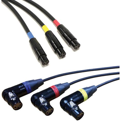 Cable Techniques 3-Pin XLR-F Right Angle to 3-Pin CT-PXR3-SET