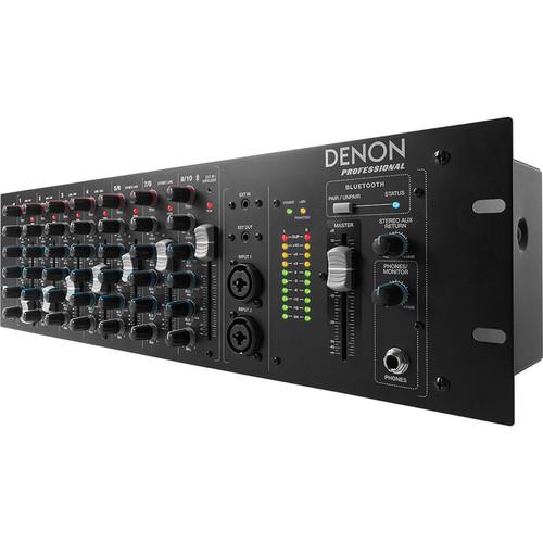 Denon DN-410X Rackmount Mixer with Bluetooth (10-Channel)