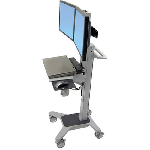 Ergotron Neo-Flex Dual WideView WorkSpace Cart 24-194-055