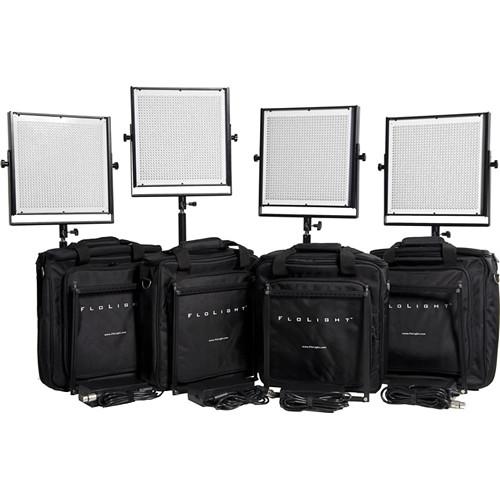 Flolight MicroBeam 4- 1024 LED Video KITLED4X10N-SOFT-D45