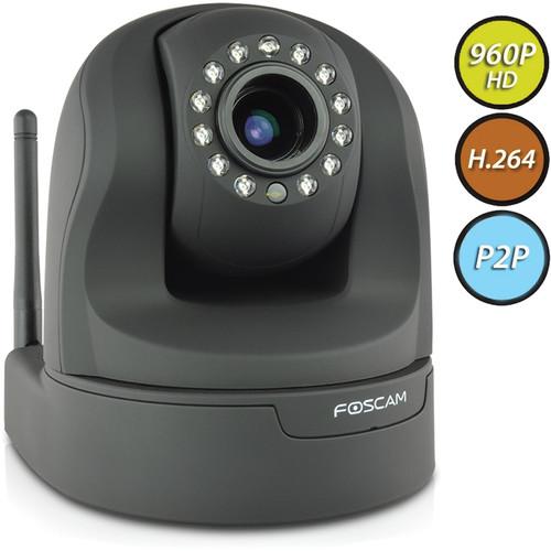 Foscam FI9826P 1.3MP Wireless Indoor PTZ IP Camera FI9826PB