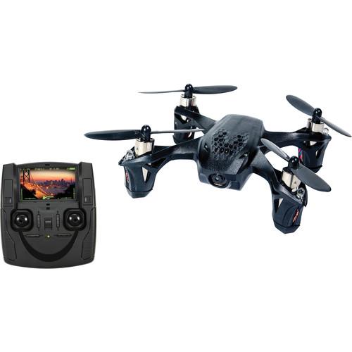 HUBSAN H107D X4 Quadcopter with FPV Camera (Black) H107D-B