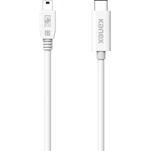 Kanex USB-C to Mini-B Cable (4', White) KUCMN111M, Kanex, USB-C, to, Mini-B, Cable, 4', White, KUCMN111M,