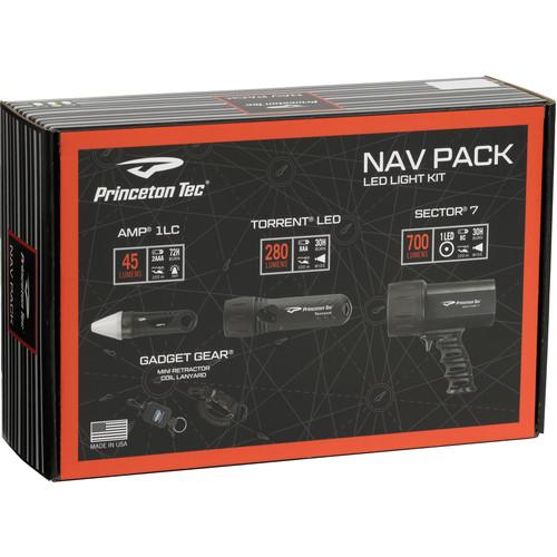 Princeton Tec NAV Pack LED Light Kit (Black) NP-BK