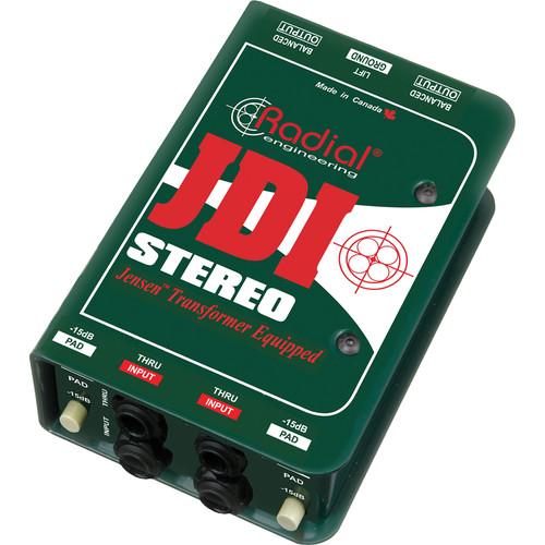 Radial Engineering JDI Stereo Passive Direct Box R800 1012