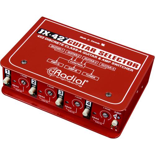 Radial Engineering JX42 Compact Four-Input Guitar R800 6505, Radial, Engineering, JX42, Compact, Four-Input, Guitar, R800, 6505,