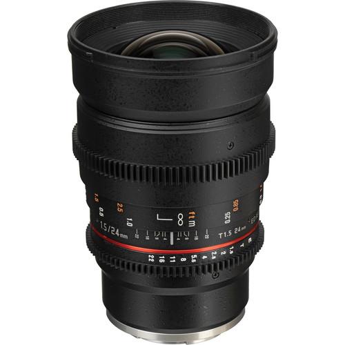 Samyang 24mm T1.5 VDSLRII Cine Lens for Sony E-Mount SYDS24M-NEX