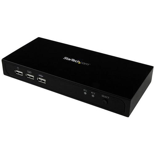 StarTech 2-Port DisplayPort KVM Switch (Black) SV231DPU2