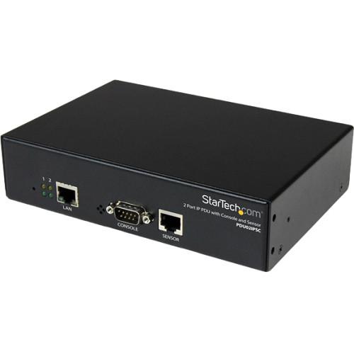 StarTech 2-Port Switched IP PDU Power Switch w/ RS232 PDU02IPSC, StarTech, 2-Port, Switched, IP, PDU, Power, Switch, w/, RS232, PDU02IPSC