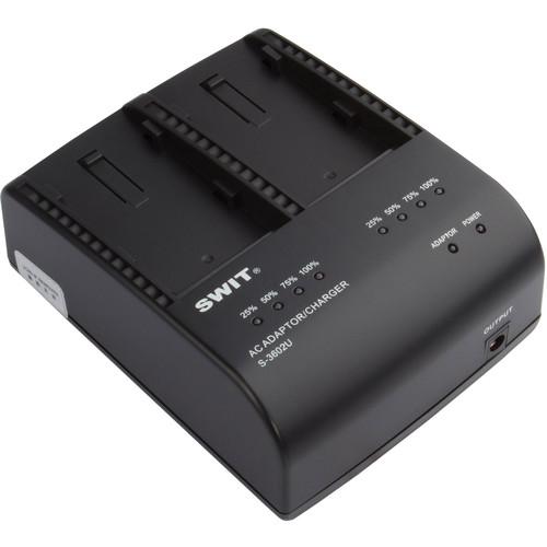 SWIT S-3602U Dual Charger/Adapter for Sony BP-U30/U60 S-3602U, SWIT, S-3602U, Dual, Charger/Adapter, Sony, BP-U30/U60, S-3602U