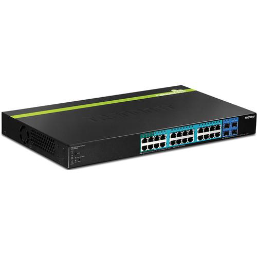 TRENDnet TPE-2840WS 28-Port Gigabit Web Smart PoE  TPE-2840WS, TRENDnet, TPE-2840WS, 28-Port, Gigabit, Web, Smart, PoE, TPE-2840WS