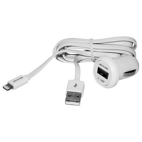 Zfuture Car Charger with USB Cable for iPhone, iPod, ZF2PIPC2.1A