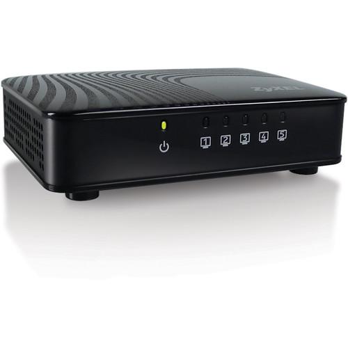 ZyXEL GS-105S v2 5-Port Desktop Gigabit Ethernet Media GS105SV2
