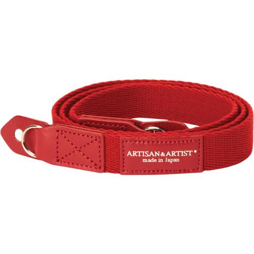 Artisan & Artist ACAM-102 Camera Strap (Red) AAACAM102RED