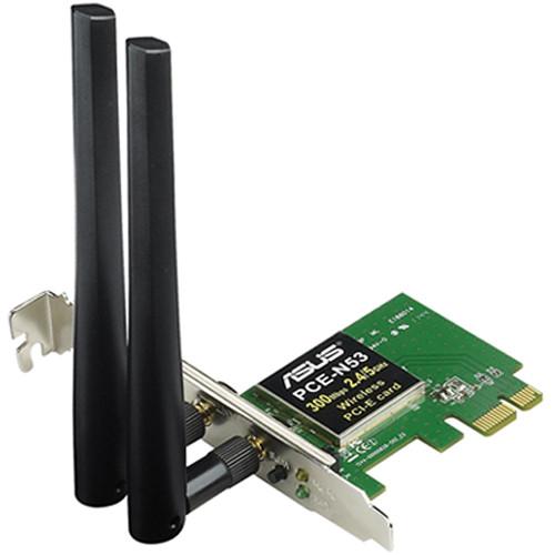 ASUS N600 Dual-Band Wireless PCI-E Adapter PCE-N53, ASUS, N600, Dual-Band, Wireless, PCI-E, Adapter, PCE-N53,
