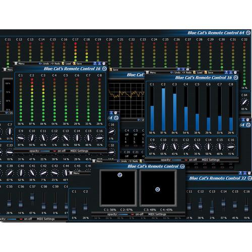 Blue Cat Audio Remote Control Software MIDI Controller 11-31237, Blue, Cat, Audio, Remote, Control, Software, MIDI, Controller, 11-31237