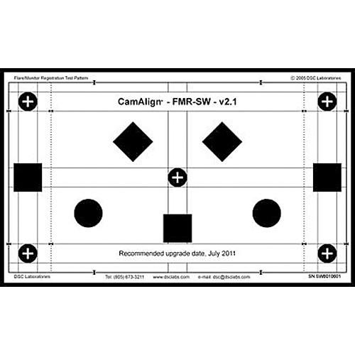 DSC Labs Flare and Monitor Registration Resolution Chart CDX1-6W, DSC, Labs, Flare, Monitor, Registration, Resolution, Chart, CDX1-6W