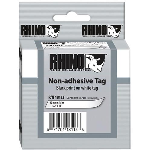 Dymo White Rhino Non-Adhesive Tag (1/2