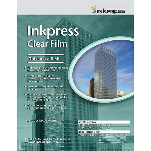 Inkpress Media Clear Film (8.5 x 11