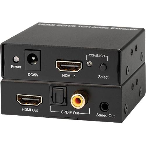 KanexPro Audio De-Embedder with HDMI Video Output HAECOAX